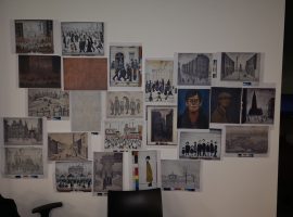 A display of some of LS Lowry's work ready to be reimagined into AR/VR. All rights reserved to © 2019 Joni Sommerville