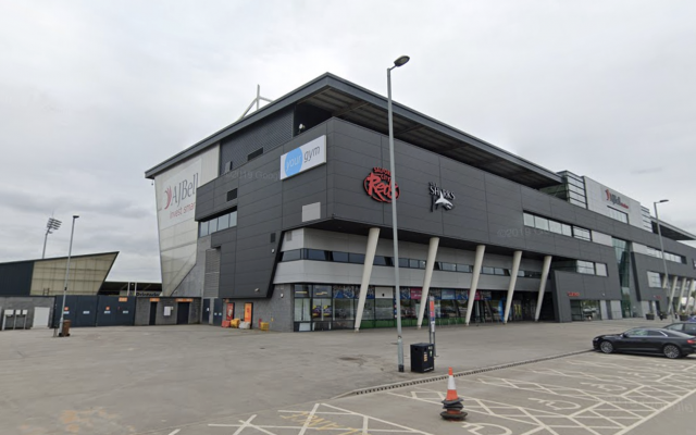 The AJ Bell Stadium, home of Salford Red Devils and Sale Sharks - image from Google Maps street view.