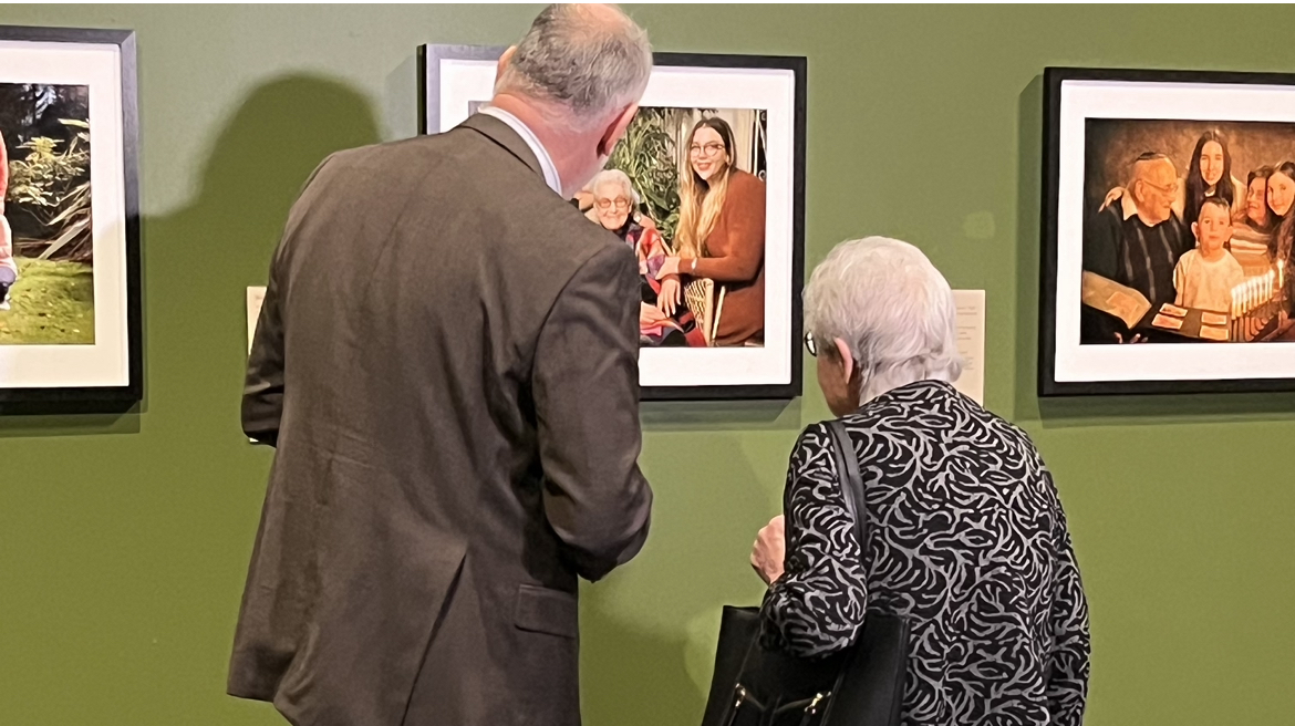 Image from IWM Generations: Portraits of Holocaust Survivors exhibition - taken by Harry Winters