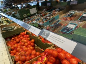 Images of tomatoes with limits by Alfie Mulligan 