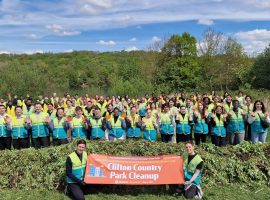 Volunteers work to tackle nature problem in Clifton Country Park