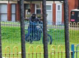 Police search for masked motorcyclist suspected of hate crimes in Broughton