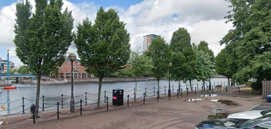 Woman in critical condition Salford Quays