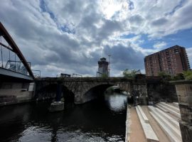 Stephenson Bridge, River Irwell, Salford