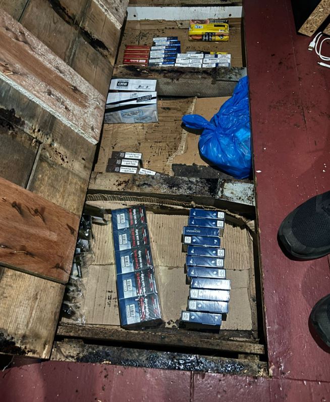 Nearly £10,000 worth of illicit cigarettes and vapes seized by officers