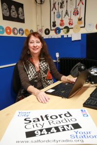 Station Manager Jill Bowyer - Salford City Radio- Salix Homes 