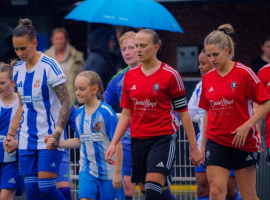 Salford City Lionesses in action vs Wythenshawe