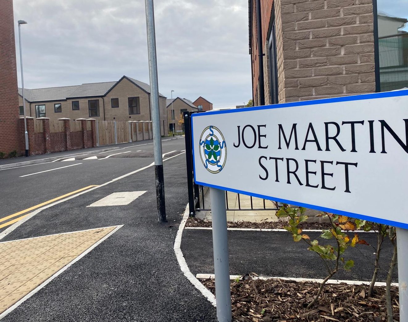 “He was a proud Salfordian" - Road renamed in memory of Joe Martin