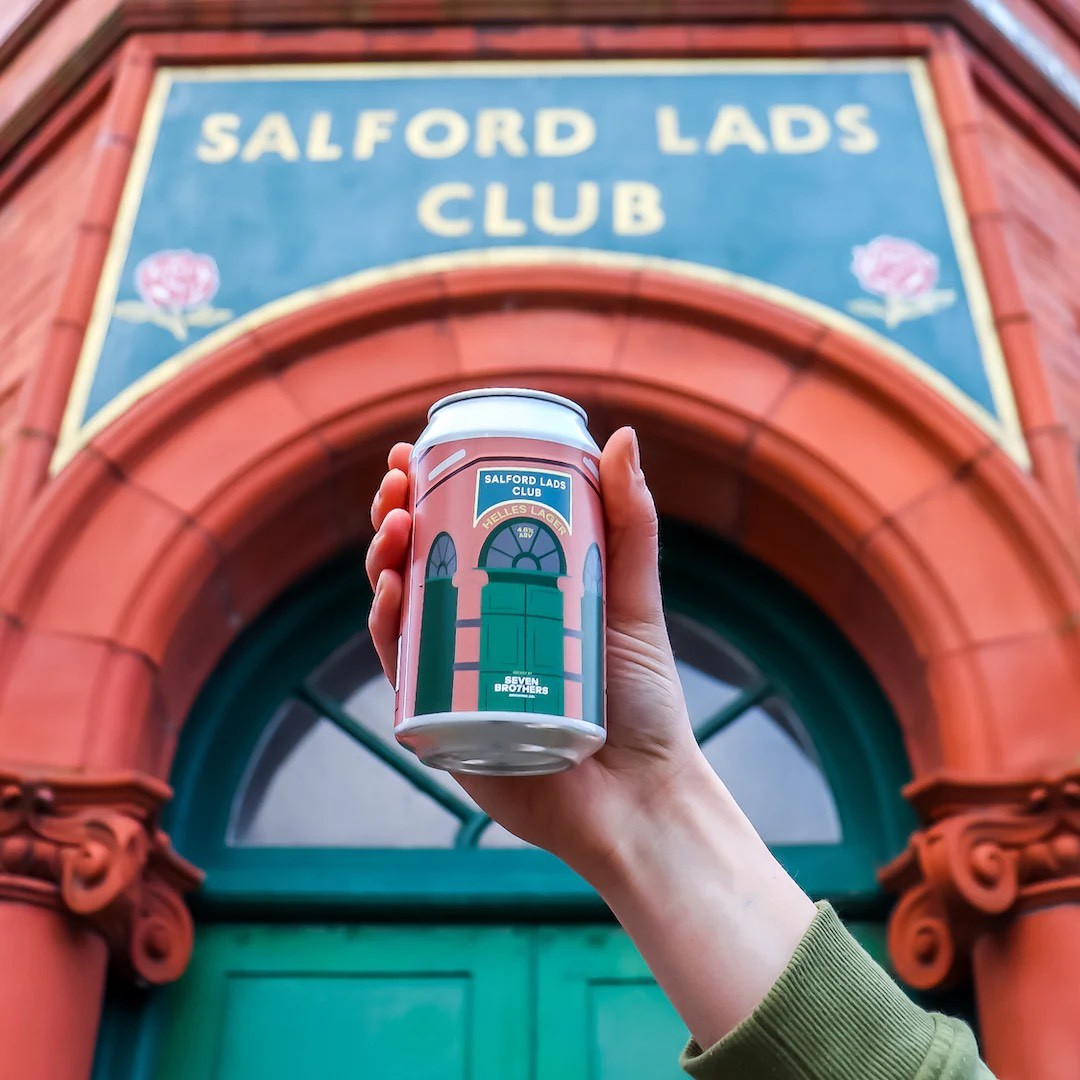 Seven Brothers launches new Salford Lads Club lager to raise money for the iconic institution