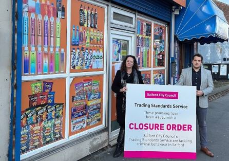 Swinton shop closed for selling illicit cigarettes and tobacco - Salford City Council