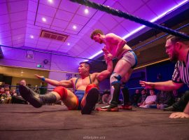 Troy Ryan vs Phillip Michael at Take the Throne in October. 
Credit: Alfie Wantling