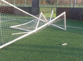 'Mindless criminal damage': Eccles rugby pitch put out of action by vandals