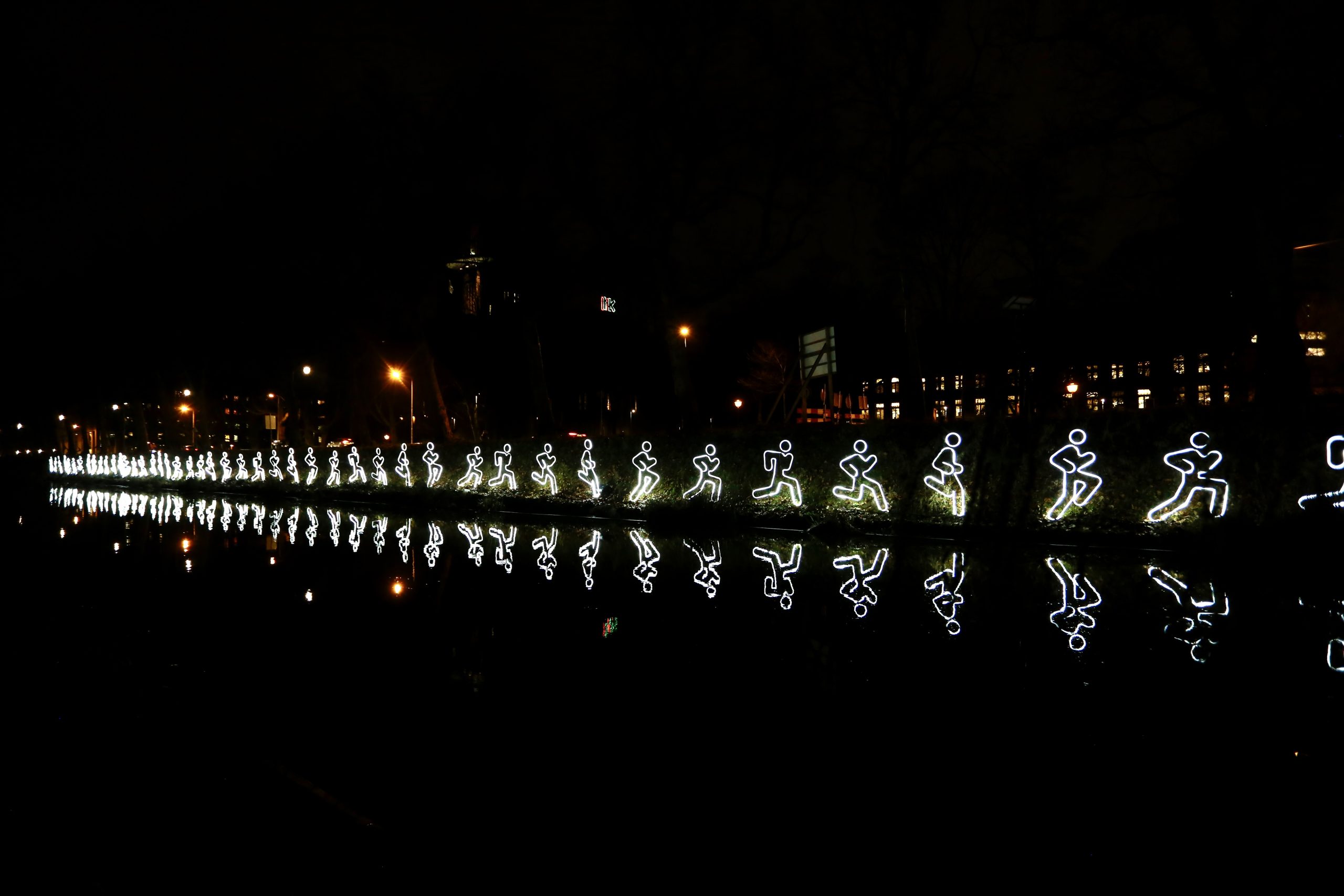 The Lightwaves trail will return to Salford Quays this week