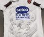 Signed Salford Red Devils shirt in silent auction for pre-school fundraiser