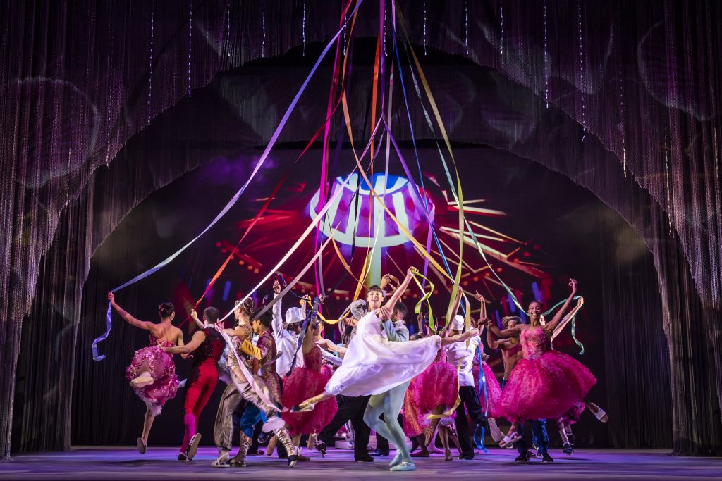 Nutcracker in Havana by Acosta; ; Choreography - Carlos Acosta, Music - Tchaikovsky score, arranged by Cuban composer Pepe Gavilondo, set design and projection by Nina Dunn , lighting by Andrew Exeter , NORWICH, Theatre Royal, 2024, Credit: Johan Persson