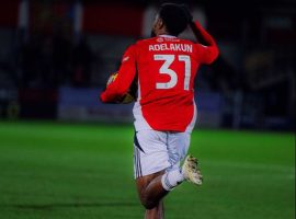 Hakeeb Adelakun's penalty cancelled out Shane McLoughlin's spot kick - Salford City