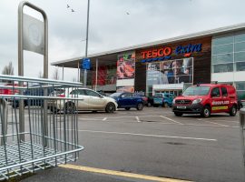 Tesco Extra on Pendleton Way - taken by Alex Taylor-McDowall