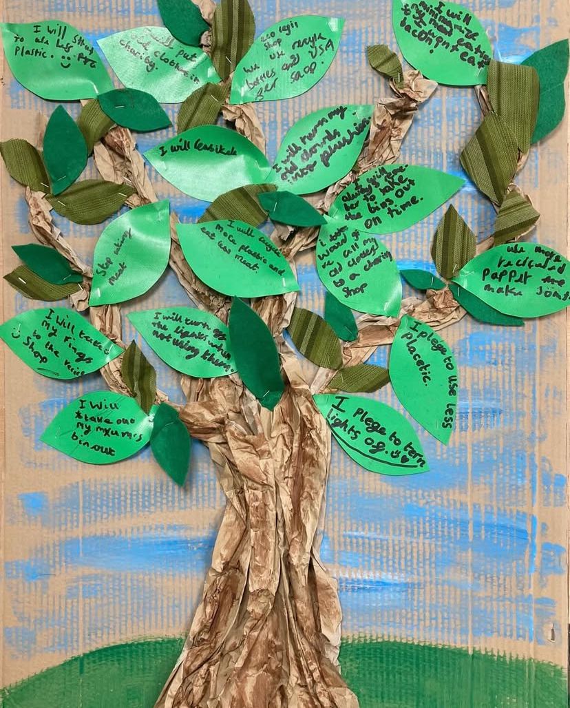 An art piece created during a Take Action Together event, used with permission from Take Action Together