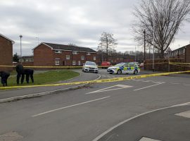 Police cordoned off Whit Lane - Luke Jones