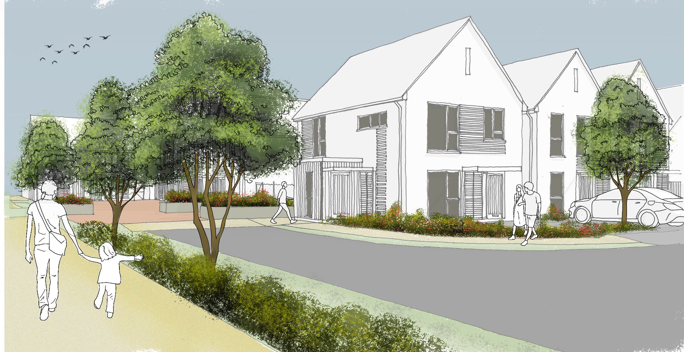 Plans for 400 sustainable homes approved to be built at Hazelhurst Farm