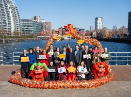 Dragon boat racing - image provided by Salford City Council