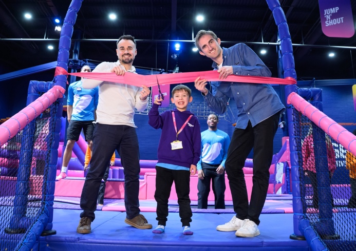 New trampoline park officially opened by mini-CEO at launch party