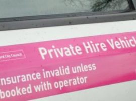 private hire vehicle image - Salford City Council press release