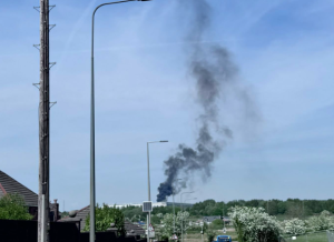 Fire seen from Mort Lane - image provided with permission from Grace Richardson 