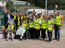 Care home teams up with local group to showcase flourishing community spirit
