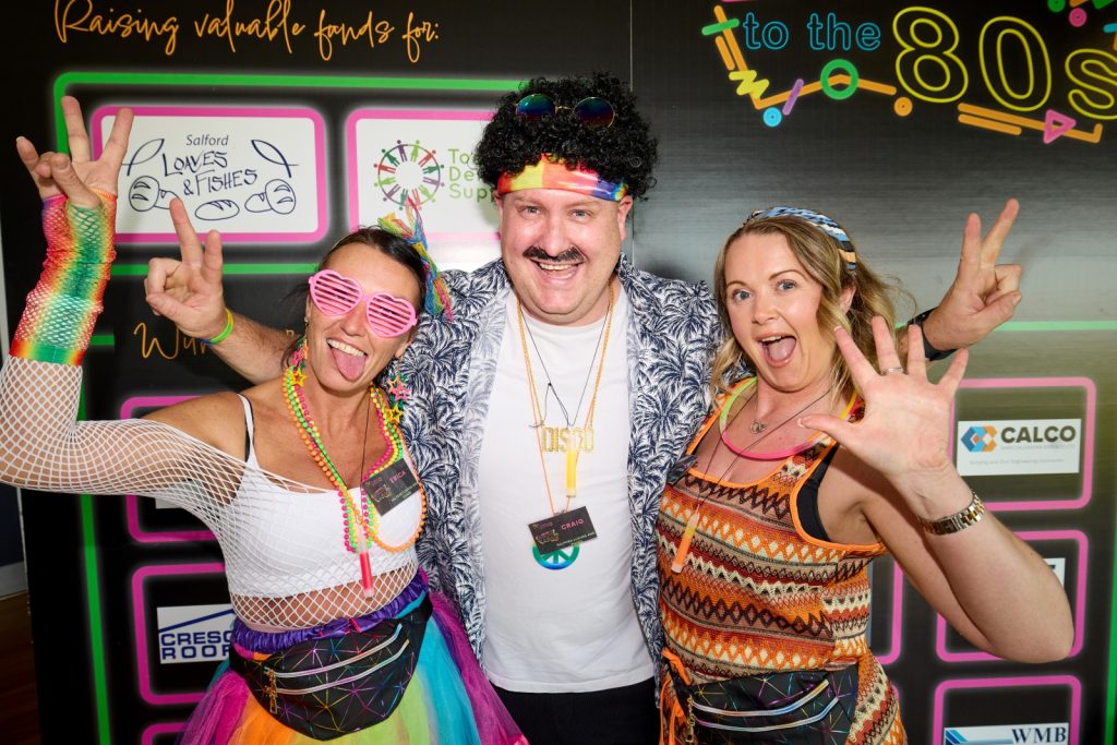 Back to the 80s disco helps Salford business reach £10,000 charity goal
