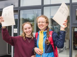 Students of Ellesmere Park High School in Salford  celebrated their GCSE results yesterday, after another year of excellence. 