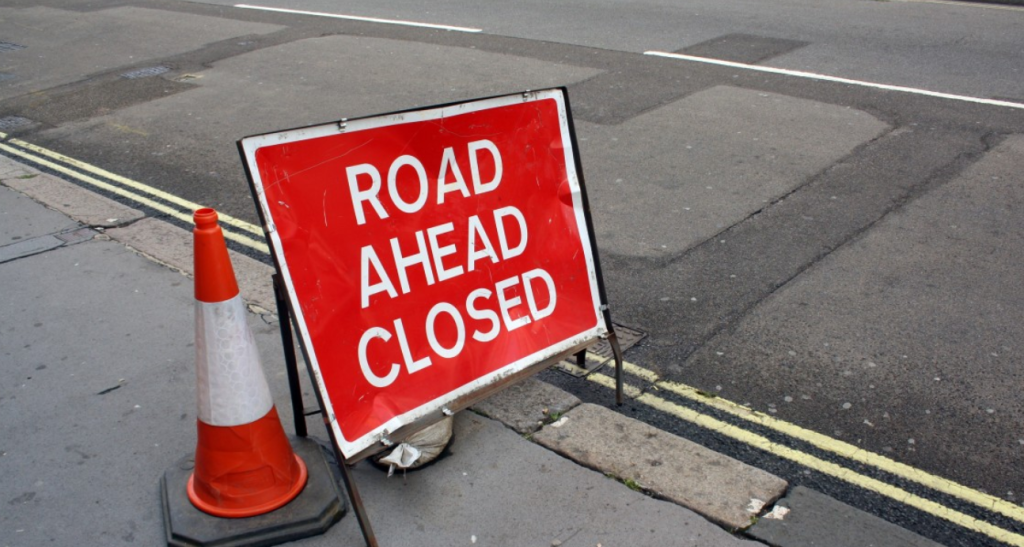 Salford road closed
