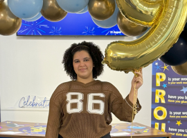 Samantha - The Albion Academy GCSE results day