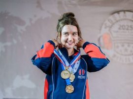 Salford 17-year-old powerlifts her way to her second World Champion title