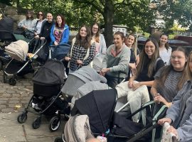 he Walking Mums group on their most recent walk from Worsley to Monton (Rachael Bagshaw on Facebook, 2025)