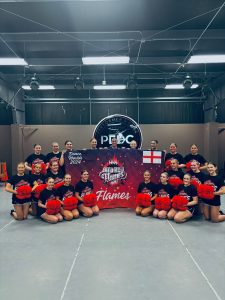 The Red Hot Flames cheerleaders have been representing Salford on the international stage