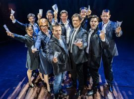 The cast of blood brothers, photo by Jack Merriman