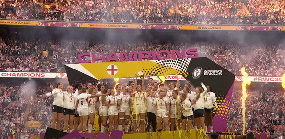 England Women winning the world cup