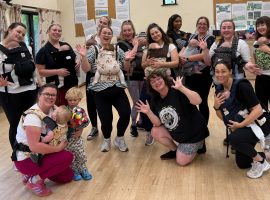 Its about being you.The Monday afternoon Babywearing dance class.