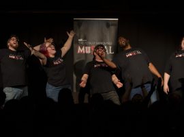 The Totally Improvised Musical, photo via The New Adelphi Theatre