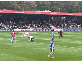 Protest at Salford City vs Oldham, Gary Neville