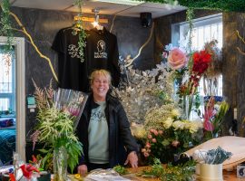 Jackie Grieves inside the Wellness Centre