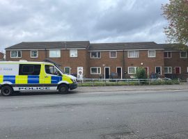 Cordon on lissadel street after shooting