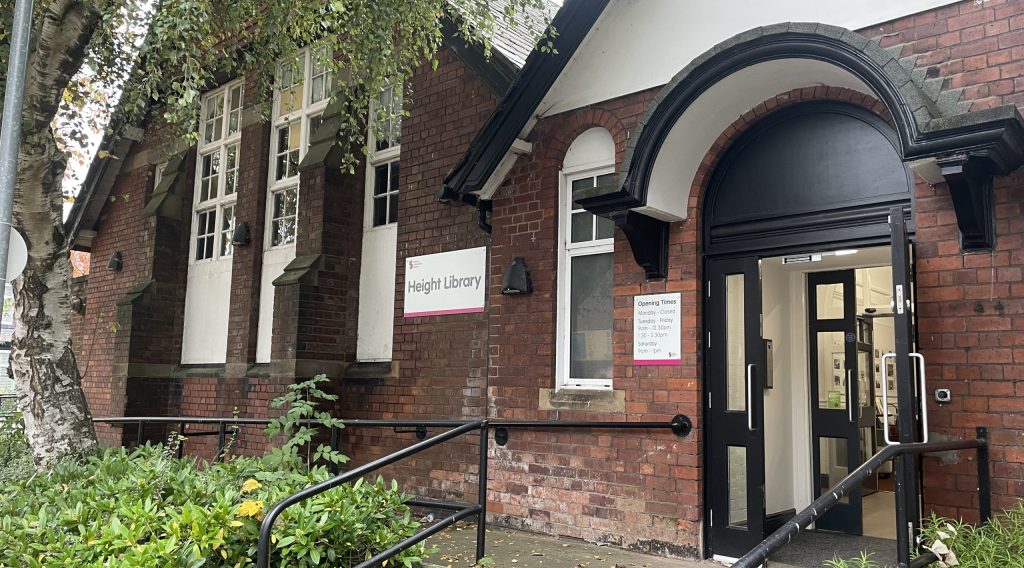 Height Library in Salford (Lucy Hirst, 2025)