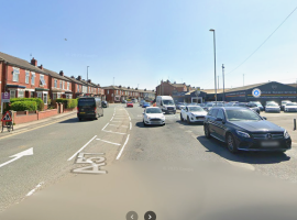 Images: Google Maps
The current two lane system in Peel Green.