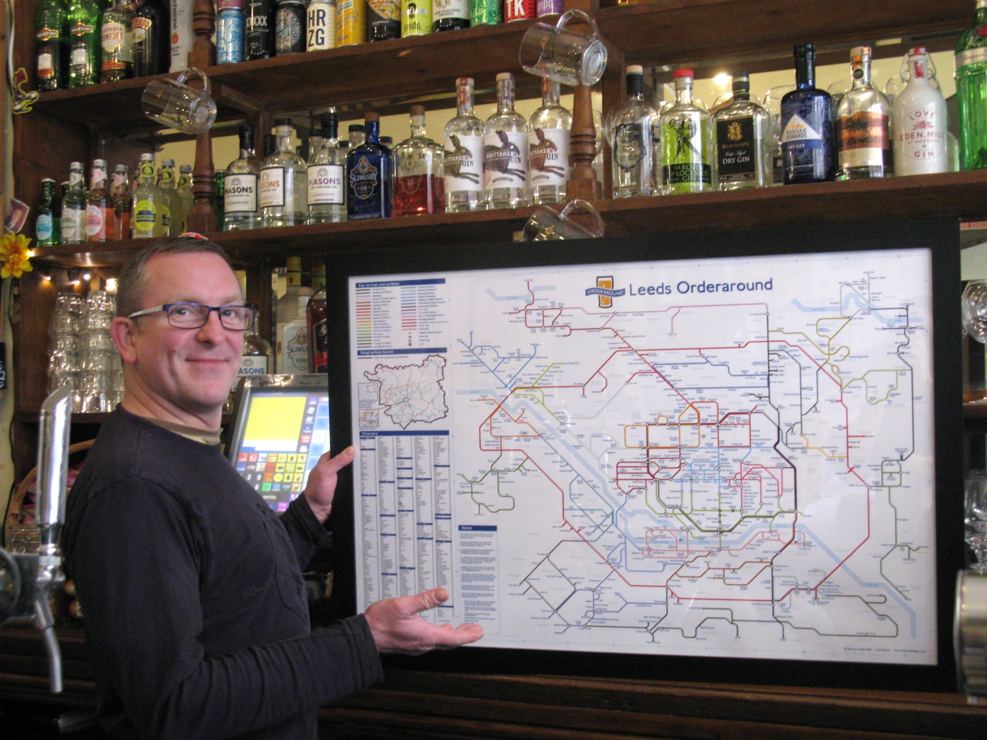 Steve Lovell, creator of 'Orderaround' pub maps. (Image: Steve Lovell, 2025)
