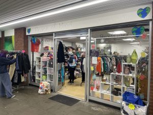 Peace of Mind charity shop (Lucy Hirst, 2025)