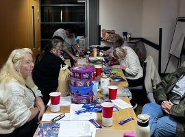 The group meets every Tuesday between 9-11