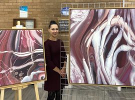 "I hope people can feel the joy" - Salford artist hosts inspiring Christmas art fair